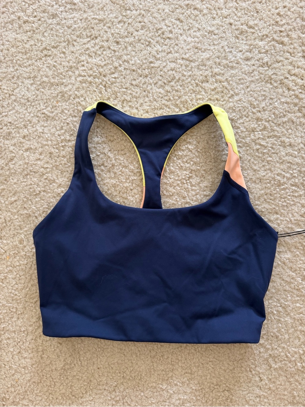 NWT spiritual gangster summer longline sports bra indigo small